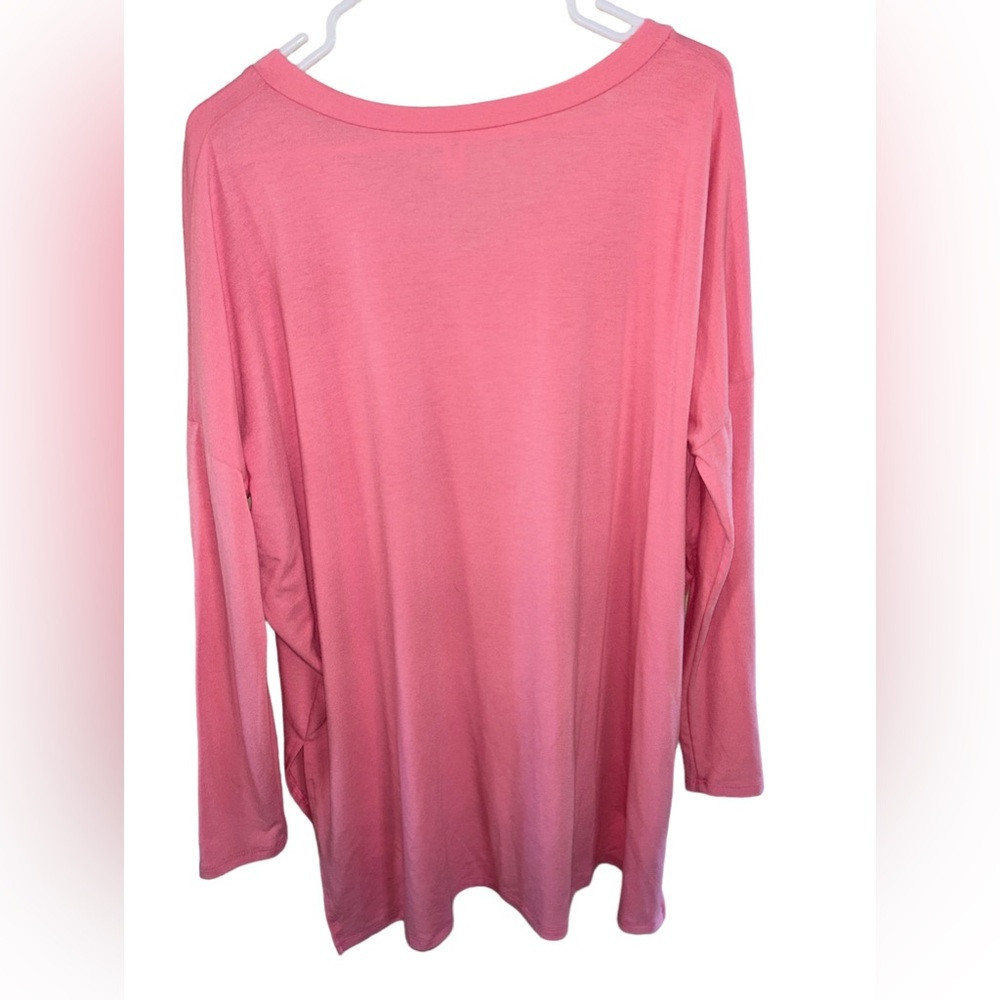 Zenana Premium super soft beautiful pink long tunic size medium